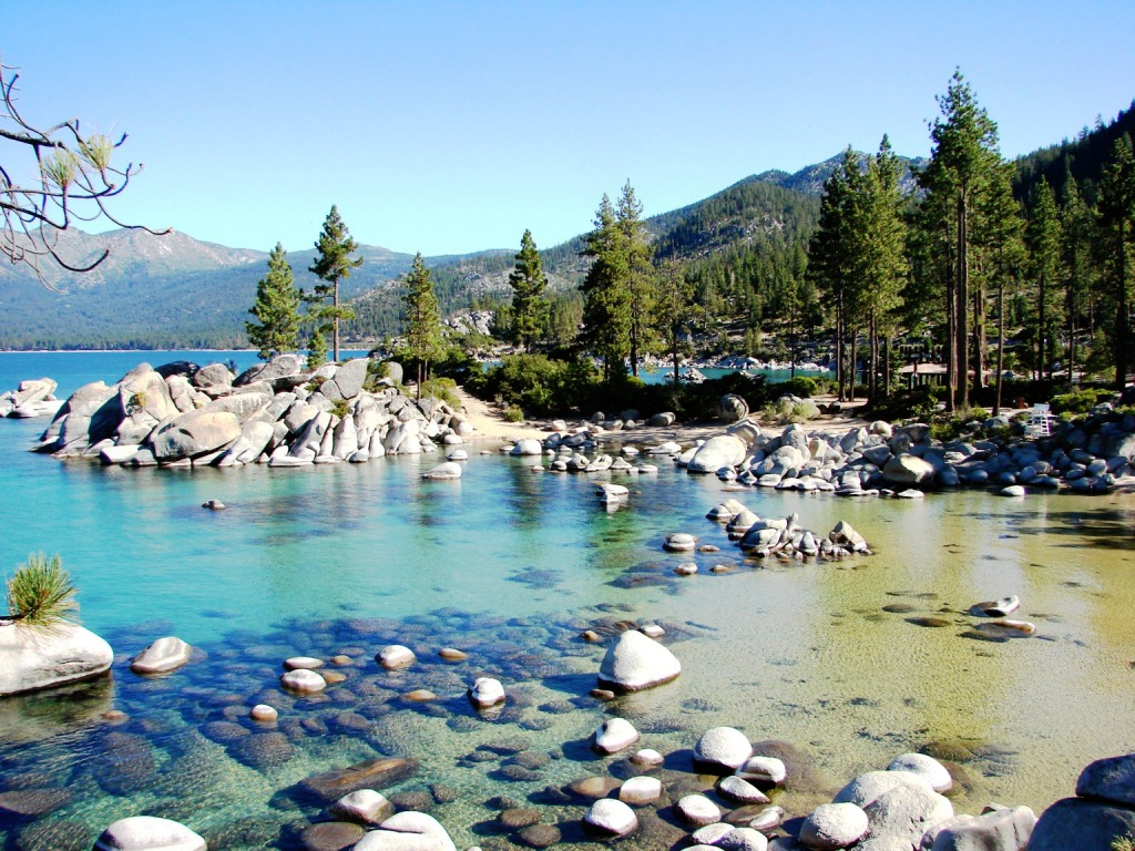 Lake Tahoe, NV, Sand Harbor jigsaw puzzle in Great Sightings puzzles on TheJigsawPuzzles.com