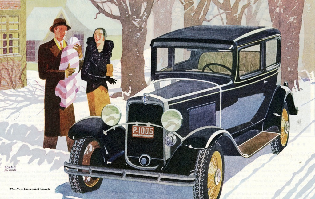 1931 Chevrolet Coach jigsaw puzzle in Cars & Bikes puzzles on TheJigsawPuzzles.com