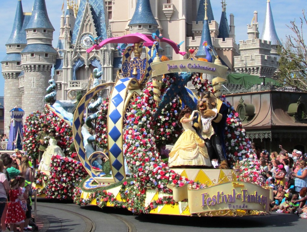 Disney Festival of Fantasy Parade jigsaw puzzle in Puzzle of the Day puzzles on TheJigsawPuzzles.com