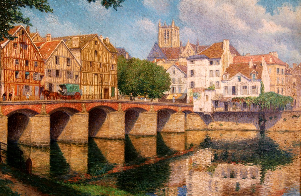 Market Bridge jigsaw puzzle in Bridges puzzles on TheJigsawPuzzles.com