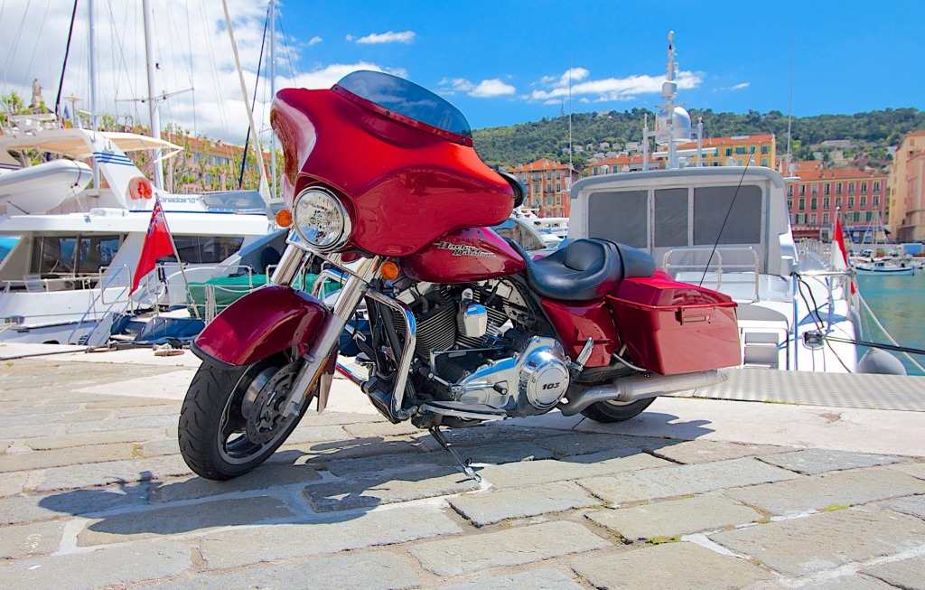 Harley jigsaw puzzle in Cars & Bikes puzzles on TheJigsawPuzzles.com
