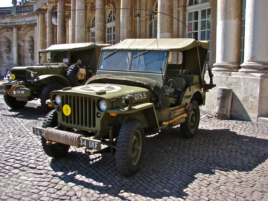 Army Jeeps jigsaw puzzle in Cars & Bikes puzzles on TheJigsawPuzzles.com