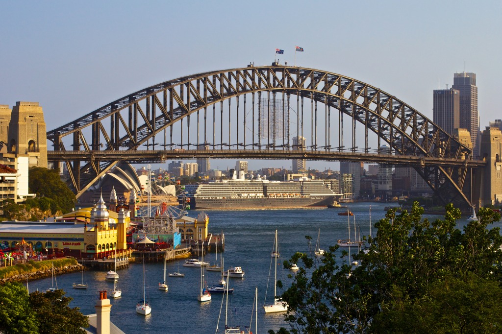 Sydney Harbour Bridge, Australia jigsaw puzzle in Bridges puzzles on TheJigsawPuzzles.com