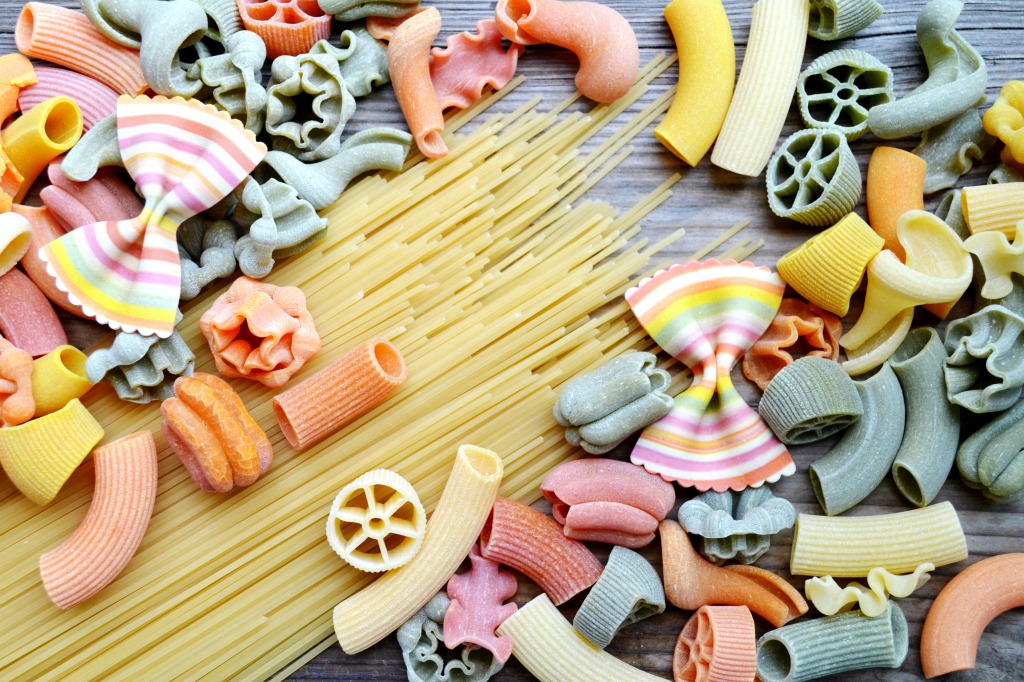 Colorful Italian Pasta jigsaw puzzle in Macro puzzles on TheJigsawPuzzles.com