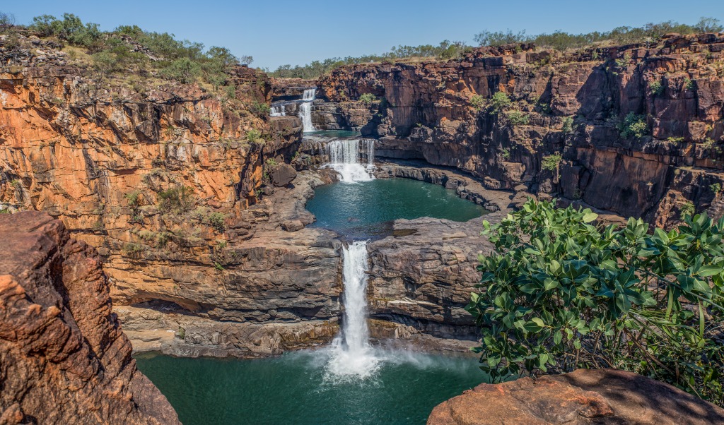 Mitchell Falls, Australia jigsaw puzzle in Waterfalls puzzles on TheJigsawPuzzles.com