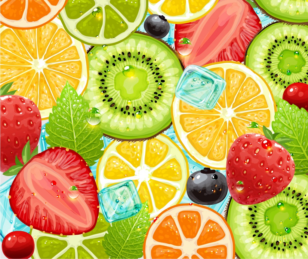Summer Cocktail jigsaw puzzle in Fruits & Veggies puzzles on TheJigsawPuzzles.com