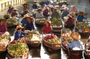 Floating Market in Ratchaburi, Thailand