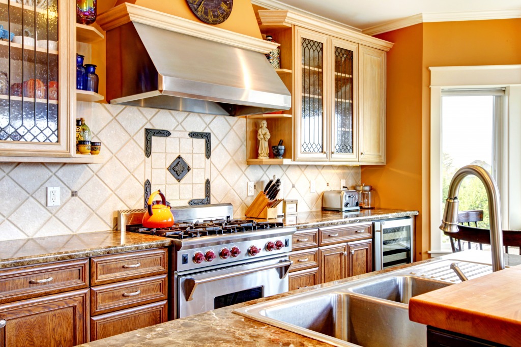 Yellow Tones Kitchen jigsaw puzzle in Food & Bakery puzzles on TheJigsawPuzzles.com