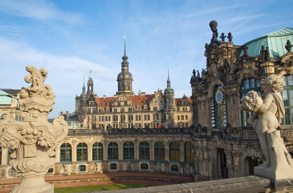 Zwinger Palace, Dresden, Germany jigsaw puzzle in Castles puzzles on TheJigsawPuzzles.com