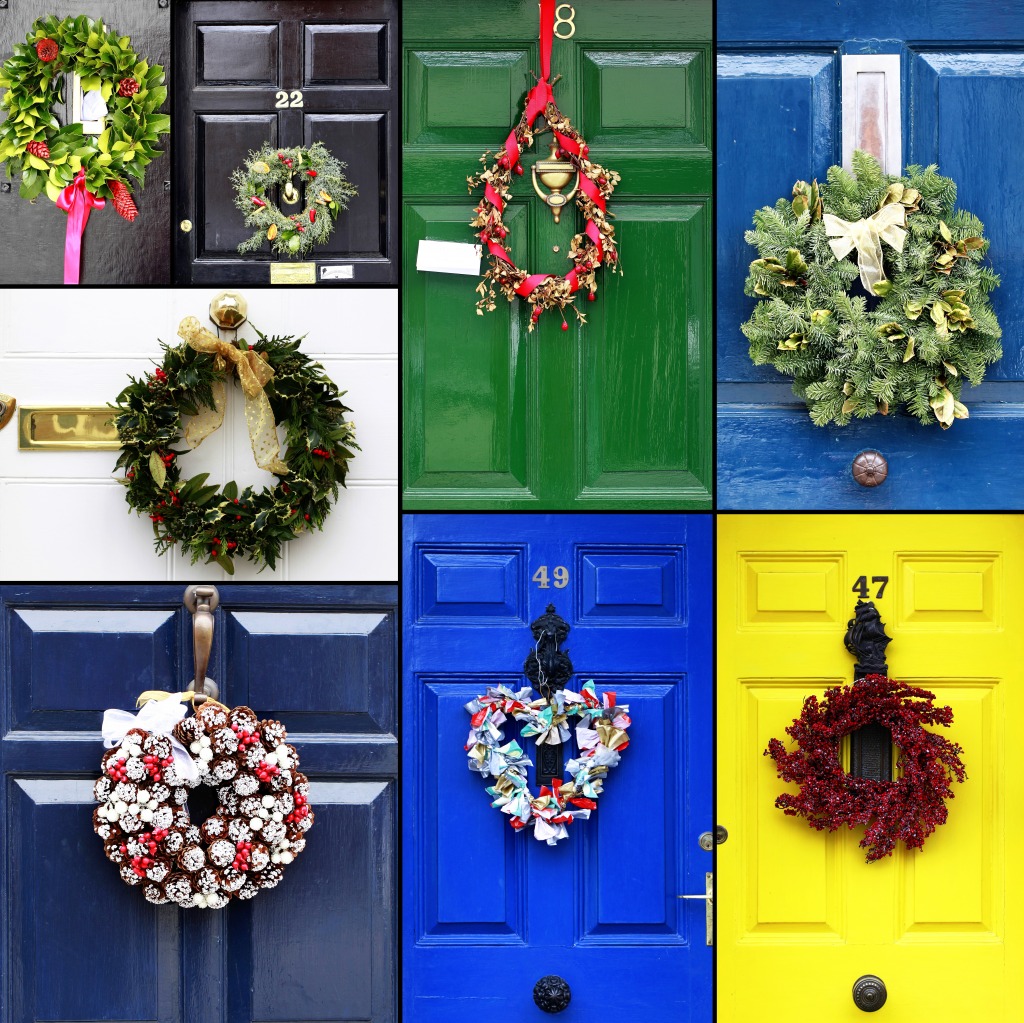 Christmas Wreaths jigsaw puzzle in Christmas & New Year puzzles on TheJigsawPuzzles.com