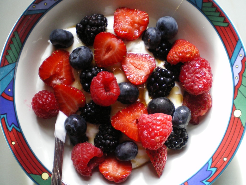 Fruit, Yogurt and Honey jigsaw puzzle in Fruits & Veggies puzzles on TheJigsawPuzzles.com