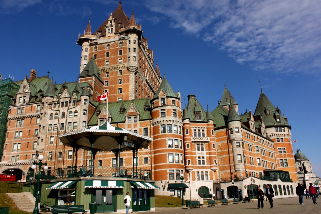 Chateau Frontenac, Quebec City jigsaw puzzle in Castles puzzles on TheJigsawPuzzles.com