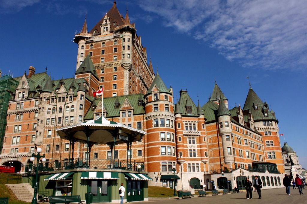 Chateau Frontenac, Quebec City jigsaw puzzle in Castles puzzles on TheJigsawPuzzles.com