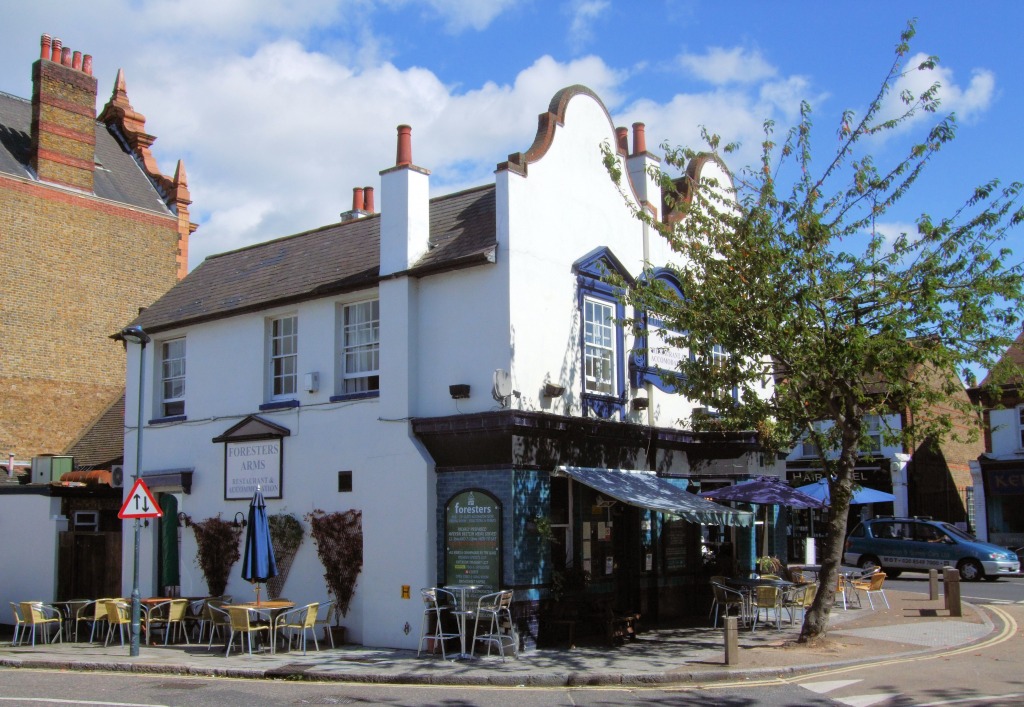 Foresters' Arms Pub, London jigsaw puzzle in Street View puzzles on TheJigsawPuzzles.com