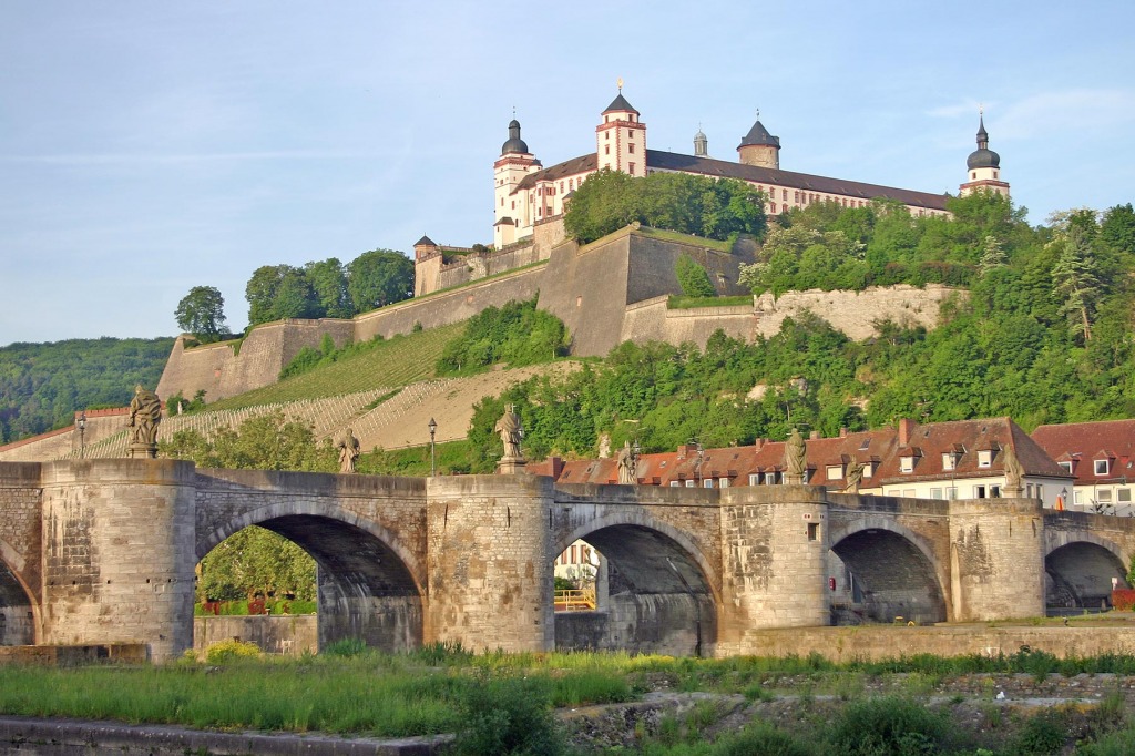 Fortress Marienberg, Germany jigsaw puzzle in Bridges puzzles on TheJigsawPuzzles.com