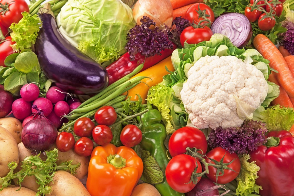 Assortment of Fresh Vegetables jigsaw puzzle in Fruits & Veggies puzzles on TheJigsawPuzzles.com