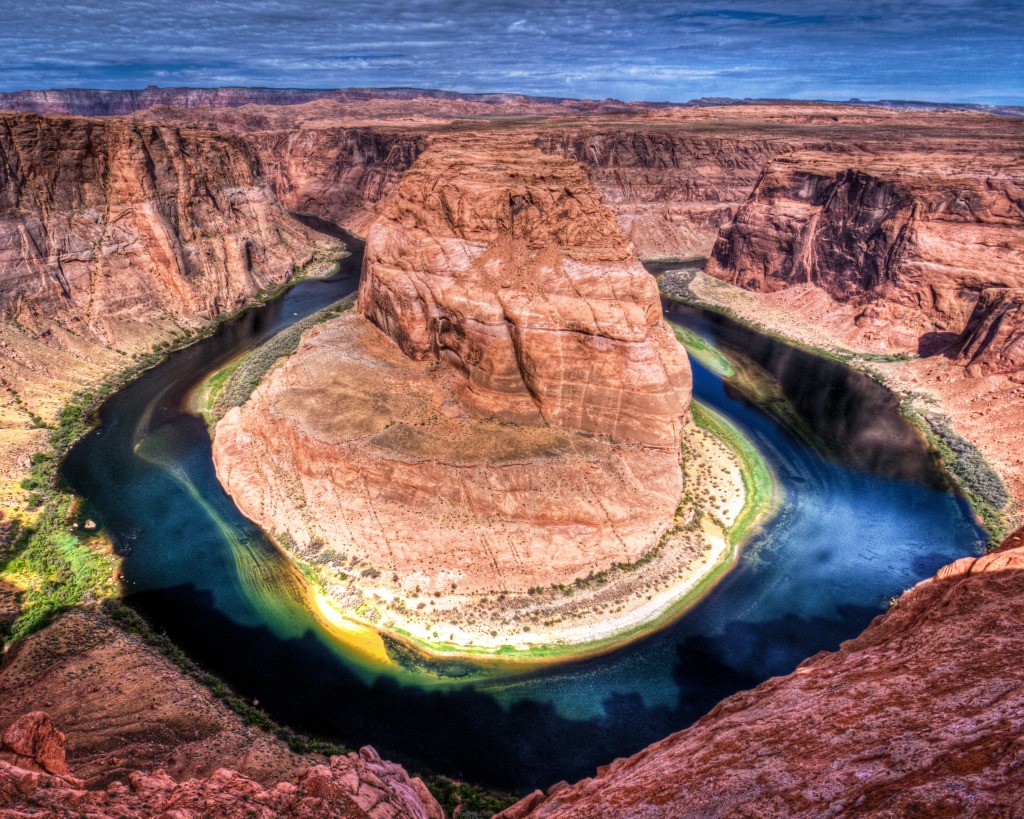 Horseshoe Bend, Arizona jigsaw puzzle in Great Sightings puzzles on TheJigsawPuzzles.com