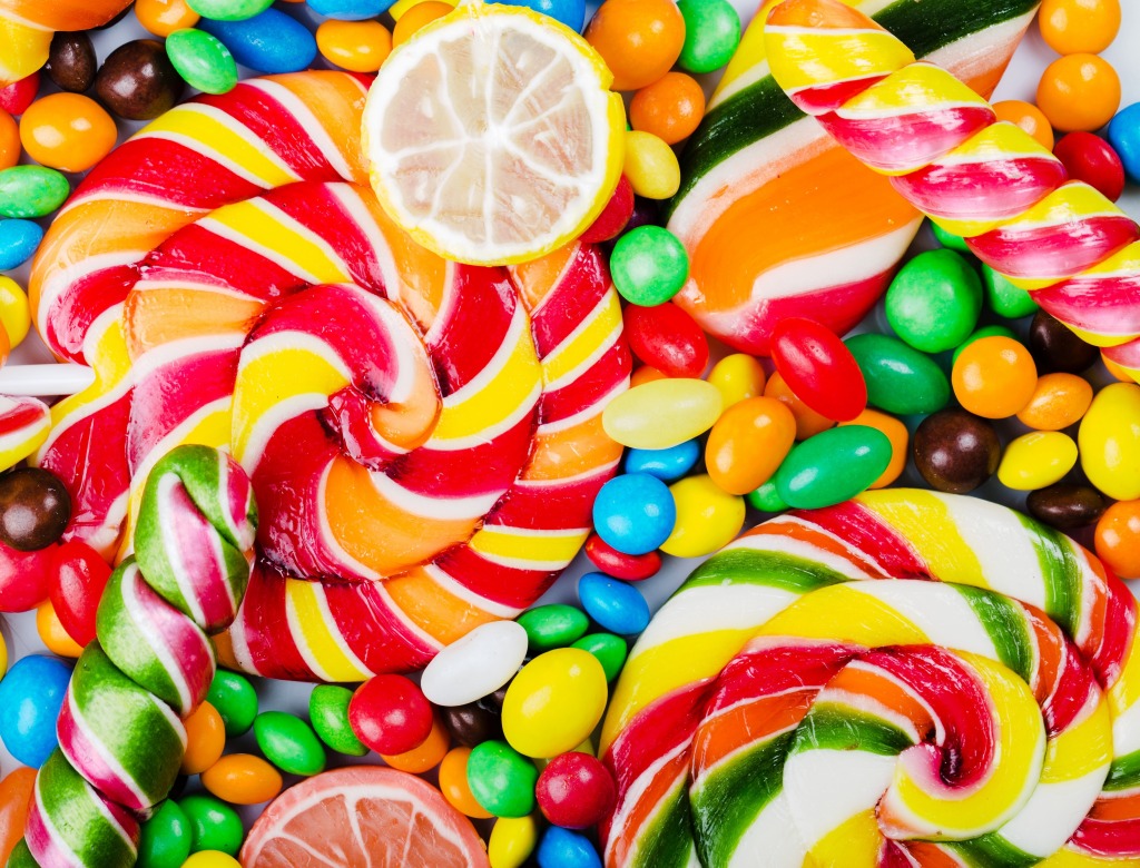 Colorful Candy jigsaw puzzle in Macro puzzles on TheJigsawPuzzles.com