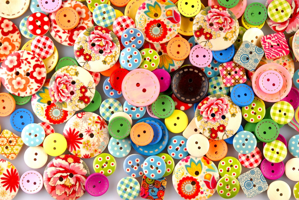 Sewing Buttons jigsaw puzzle in Handmade puzzles on TheJigsawPuzzles.com