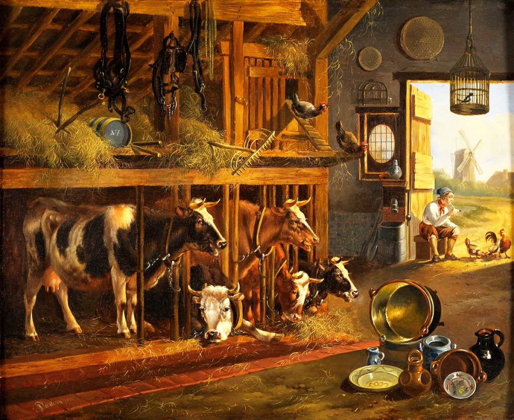 The Stall Interior jigsaw puzzle in Piece of Art puzzles on TheJigsawPuzzles.com