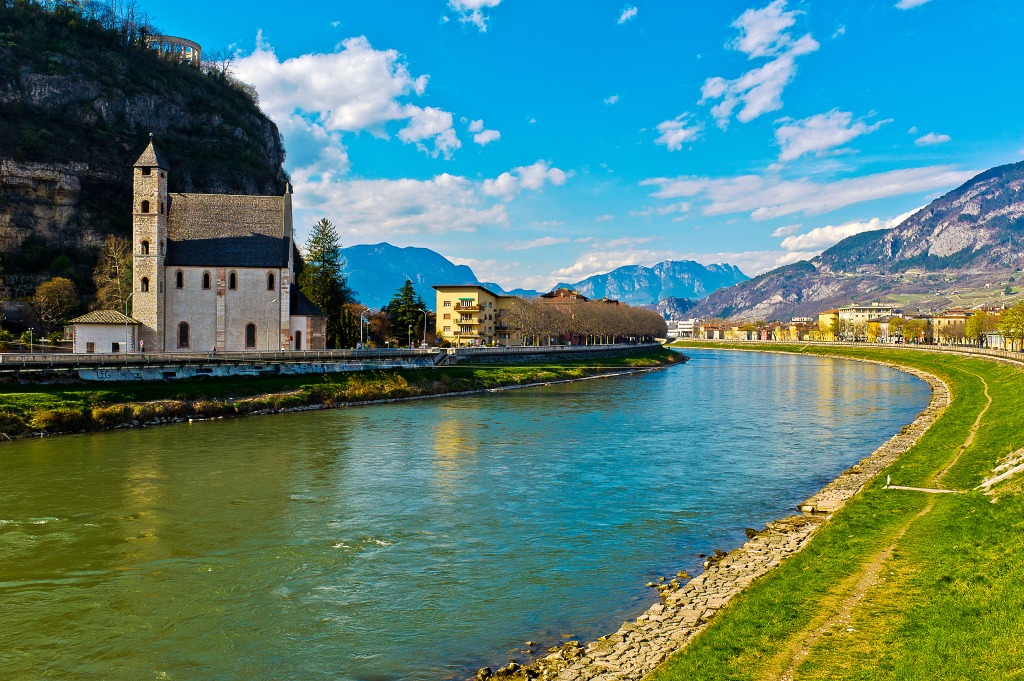 Trento, Trentino-Alto Adige, Italy jigsaw puzzle in Great Sightings puzzles on TheJigsawPuzzles.com