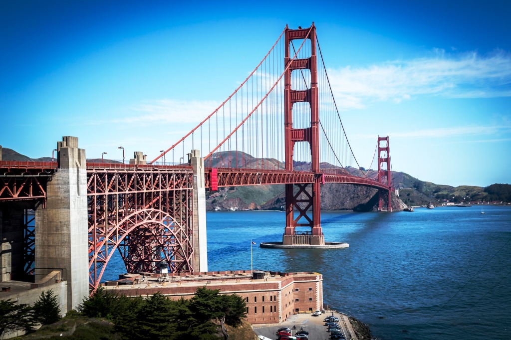 Golden Gate Bridge jigsaw puzzle in Bridges puzzles on TheJigsawPuzzles.com