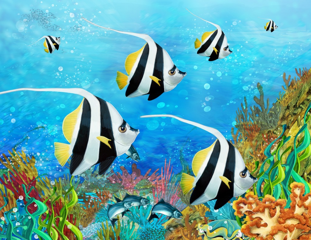 The Coral Reef jigsaw puzzle in Under the Sea puzzles on TheJigsawPuzzles.com