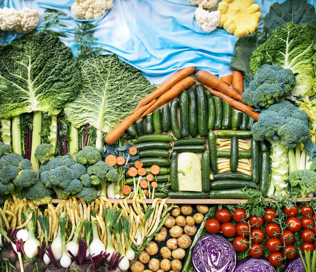 Vegetable Landscape jigsaw puzzle in Fruits & Veggies puzzles on TheJigsawPuzzles.com
