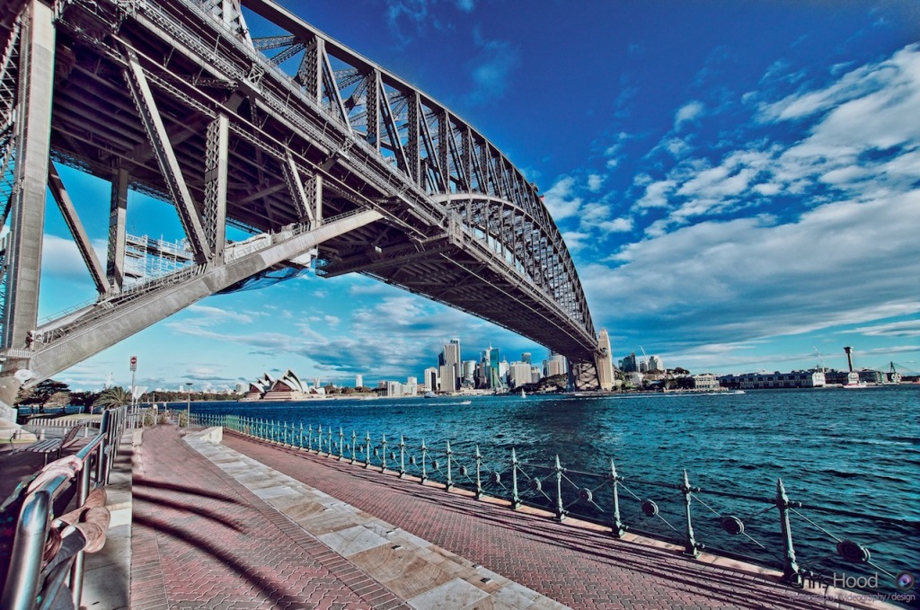 Sydney Harbor Bridge in Winter jigsaw puzzle in Bridges puzzles on TheJigsawPuzzles.com