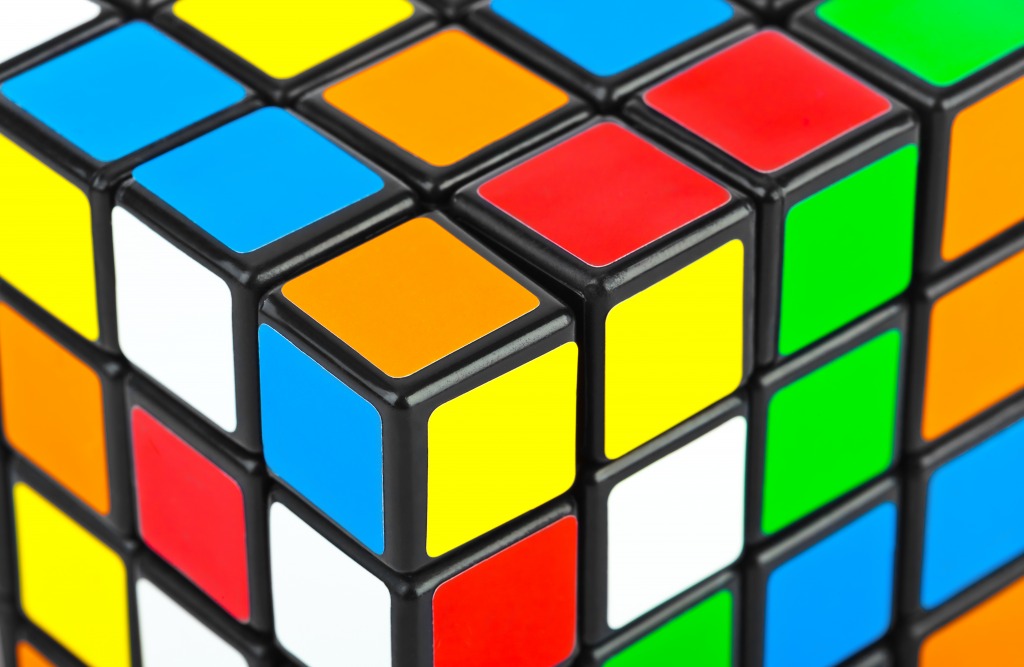 Rubik's Cube jigsaw puzzle in Macro puzzles on TheJigsawPuzzles.com