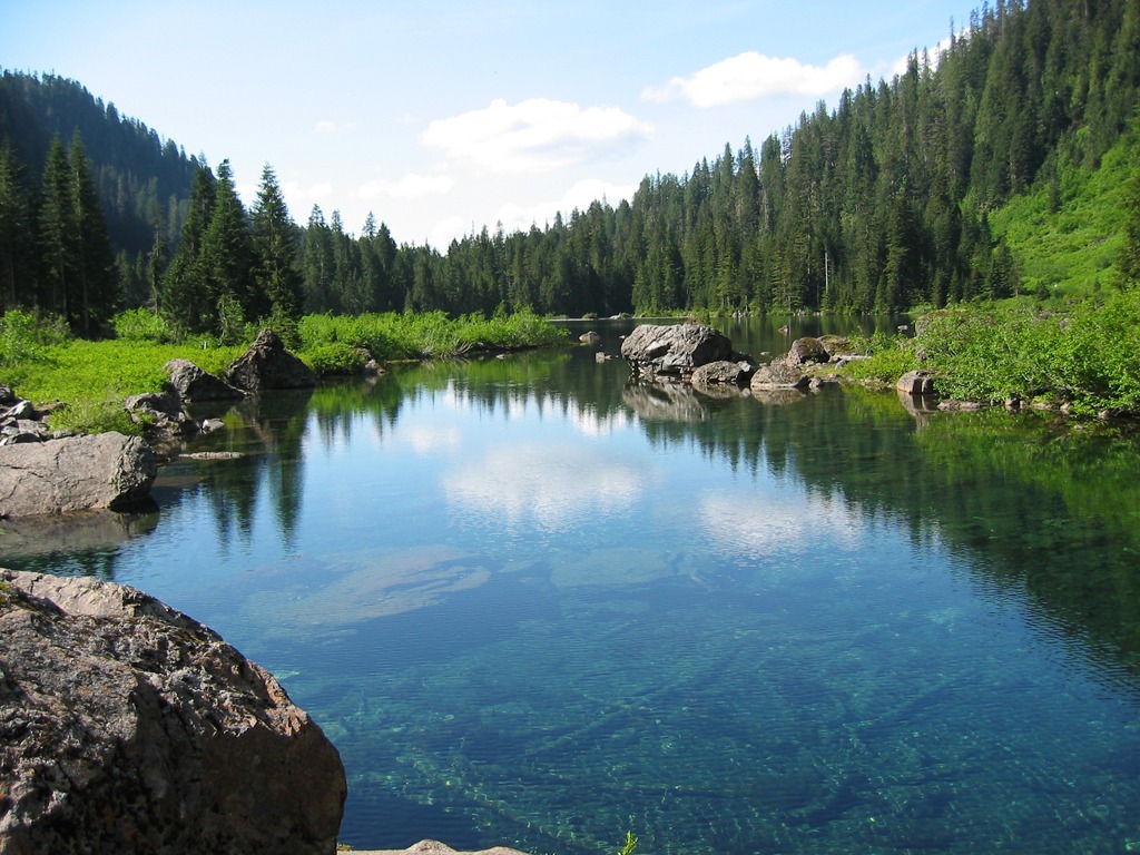 Heather Lake, North Cascades jigsaw puzzle in Great Sightings puzzles on TheJigsawPuzzles.com