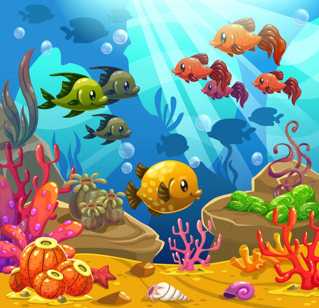 Underwater World jigsaw puzzle in Under the Sea puzzles on TheJigsawPuzzles.com