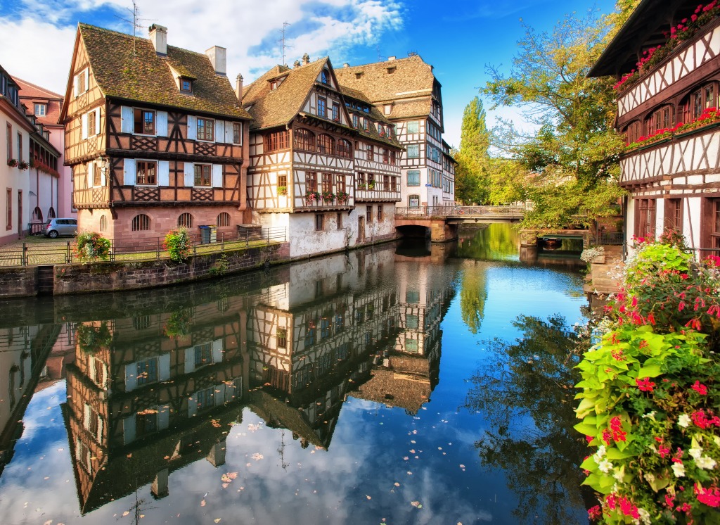La Petite France, Strasbourg jigsaw puzzle in Puzzle of the Day puzzles on TheJigsawPuzzles.com