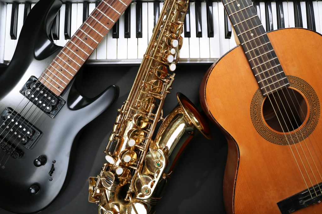 Musical Instruments jigsaw puzzle in Macro puzzles on TheJigsawPuzzles.com