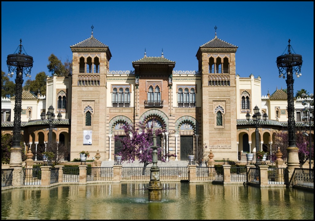 Maria Luisa Park, Seville, Spain jigsaw puzzle in Castles puzzles on TheJigsawPuzzles.com