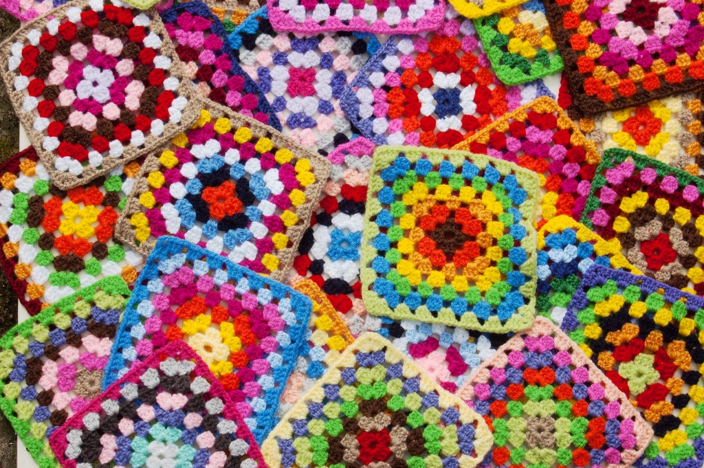 Granny Squares jigsaw puzzle in Puzzle of the Day puzzles on TheJigsawPuzzles.com