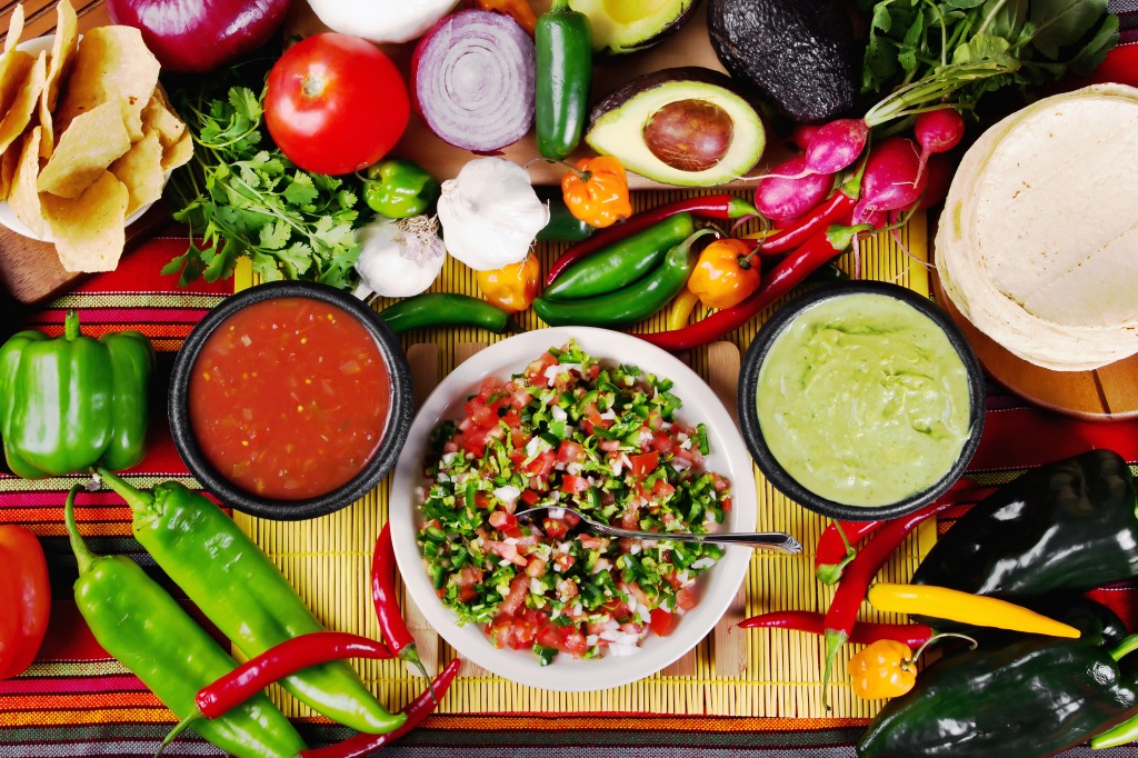 Traditional Mexican Food jigsaw puzzle in Food & Bakery puzzles on TheJigsawPuzzles.com