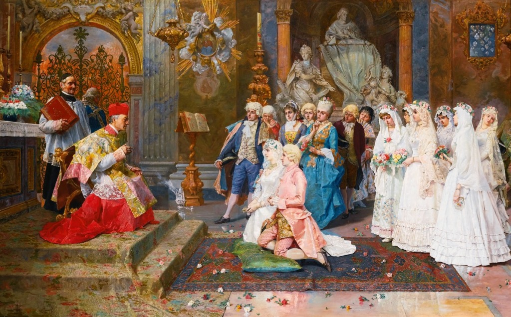 The Wedding jigsaw puzzle in Piece of Art puzzles on TheJigsawPuzzles.com