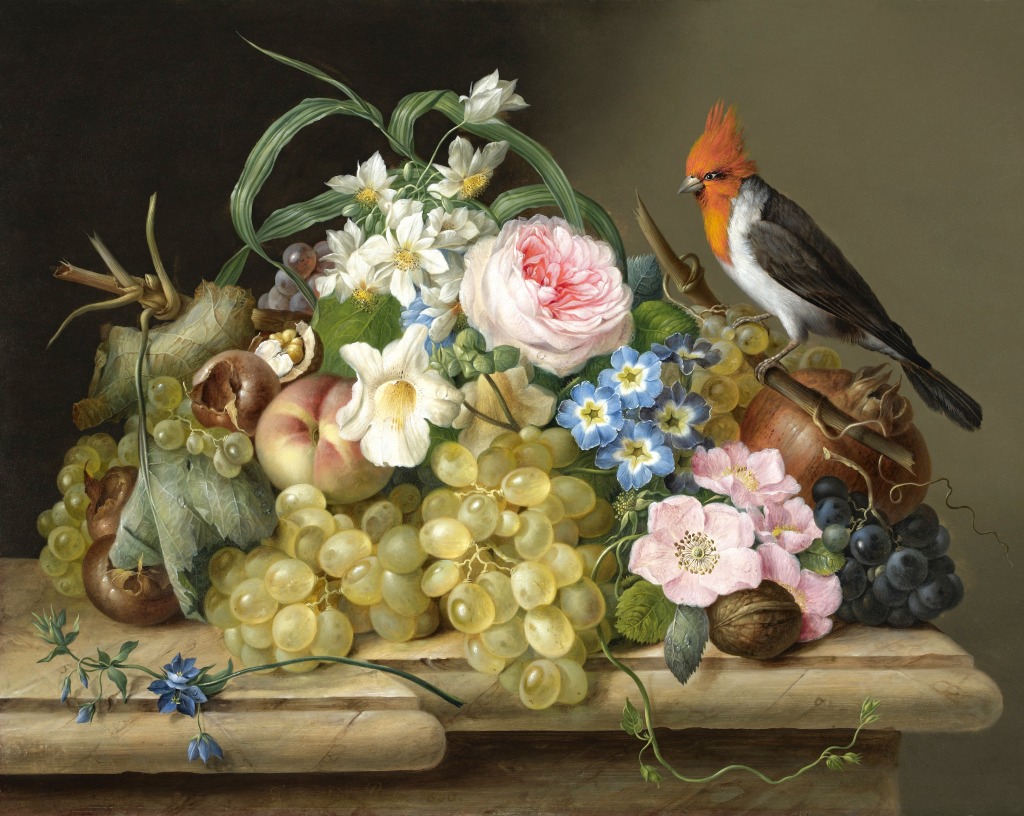 Flower Still Life jigsaw puzzle in Piece of Art puzzles on TheJigsawPuzzles.com