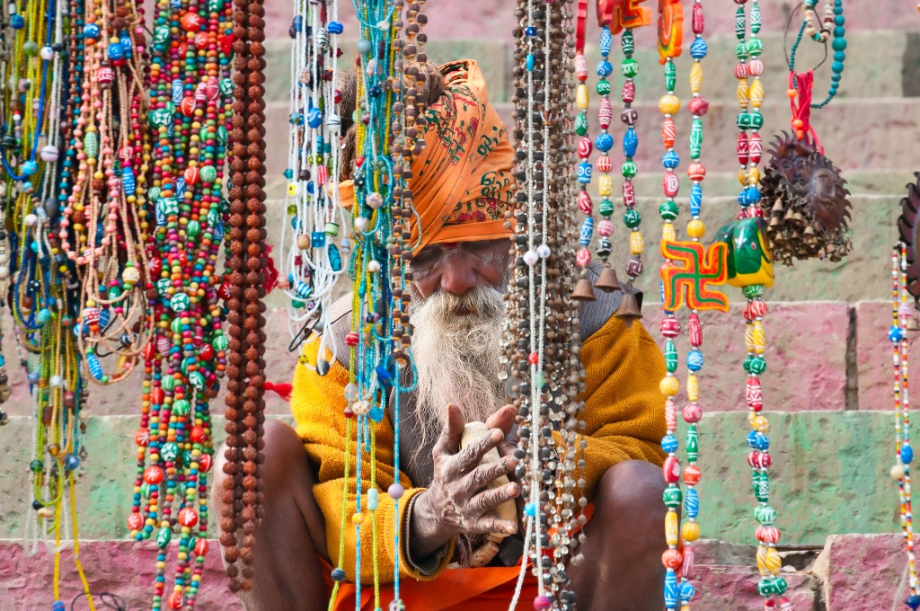 Indian Sadhu Prepares Dough for Chapati jigsaw puzzle in People puzzles on TheJigsawPuzzles.com