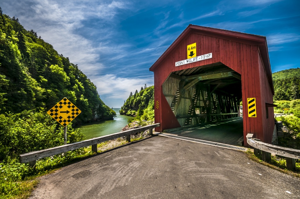 Covered Bridge jigsaw puzzle in Bridges puzzles on TheJigsawPuzzles.com