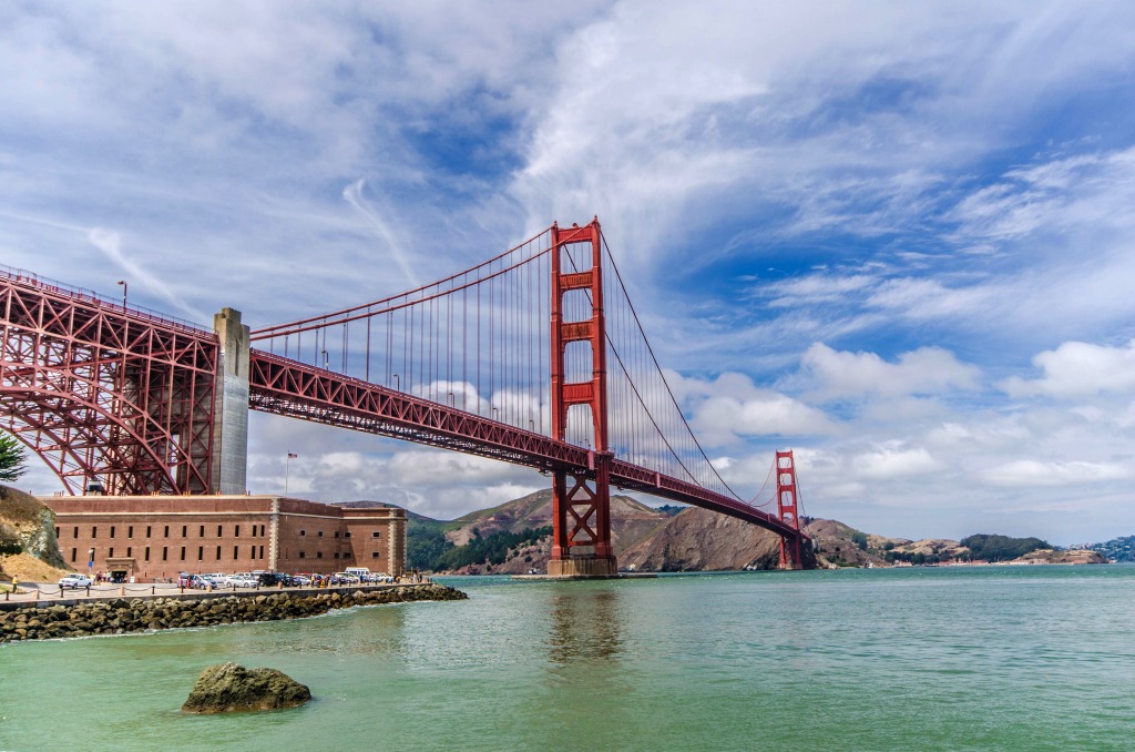 Golden Gate Bridge jigsaw puzzle in Bridges puzzles on TheJigsawPuzzles.com