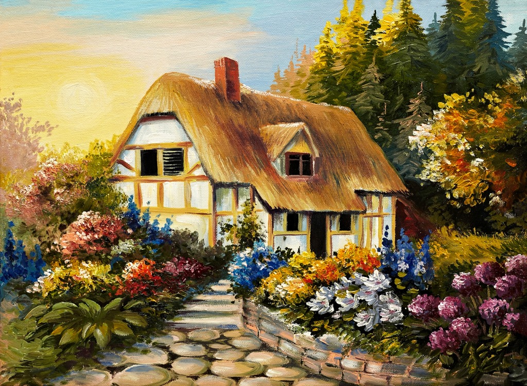 Fairy House jigsaw puzzle in Piece of Art puzzles on TheJigsawPuzzles.com
