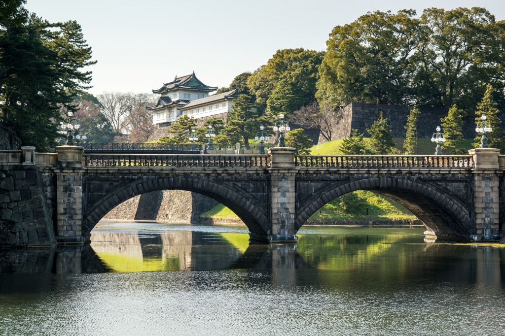 Kokyogaien National Gardens, Tokyo jigsaw puzzle in Bridges puzzles on TheJigsawPuzzles.com