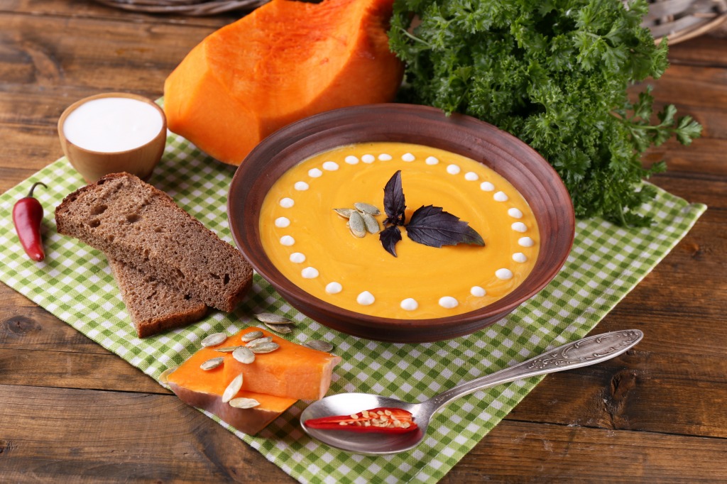 Pumpkin Soup jigsaw puzzle in Fruits & Veggies puzzles on TheJigsawPuzzles.com