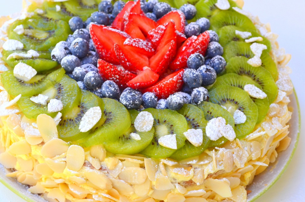 Fresh Fruit Cake jigsaw puzzle in Fruits & Veggies puzzles on TheJigsawPuzzles.com