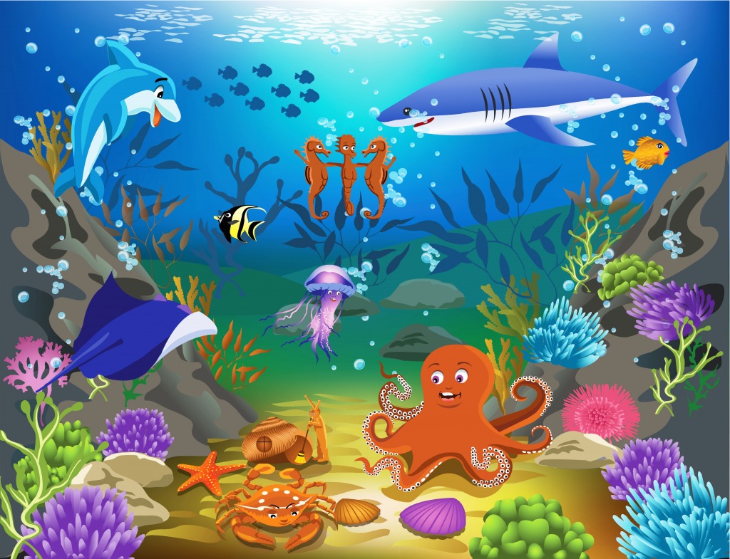 Marine Life jigsaw puzzle in Under the Sea puzzles on TheJigsawPuzzles.com