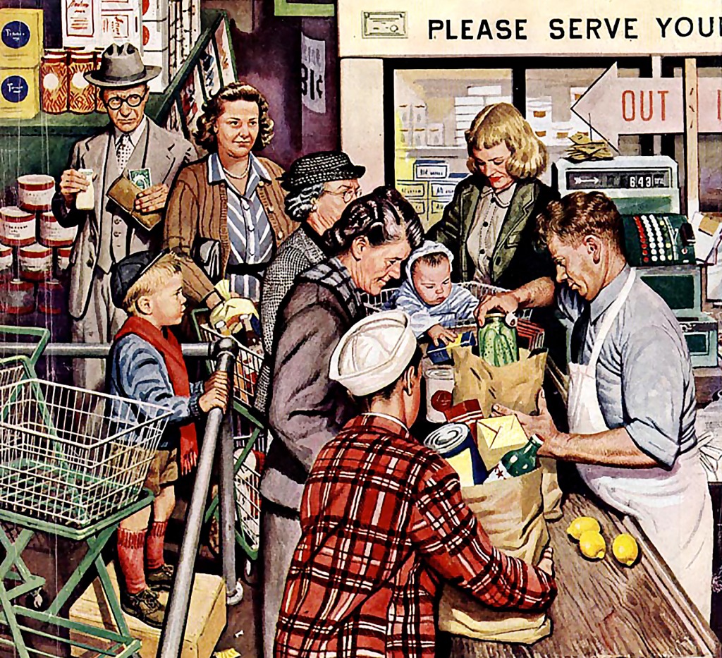 1948 The Sunday Evening Post jigsaw puzzle in People puzzles on TheJigsawPuzzles.com