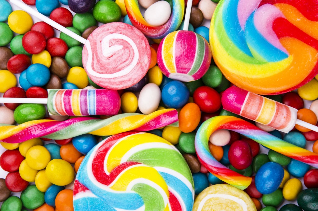 Colorful Candy jigsaw puzzle in Food & Bakery puzzles on TheJigsawPuzzles.com