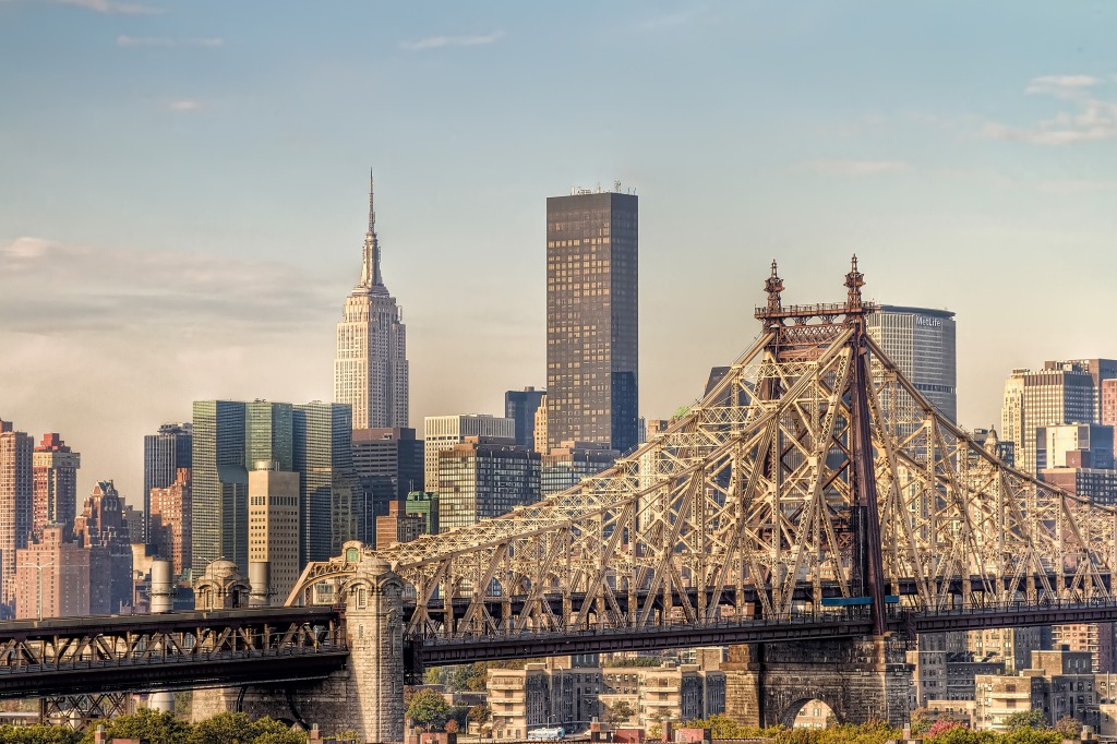 Queensboro Bridge, NYC jigsaw puzzle in Bridges puzzles on TheJigsawPuzzles.com